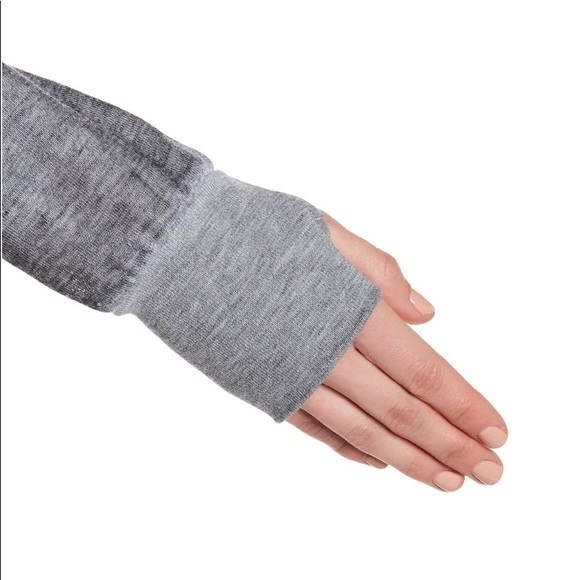 Wildfox Minka Burnout Ruffle Hoodie Grey XS New - Picture 6 of 8